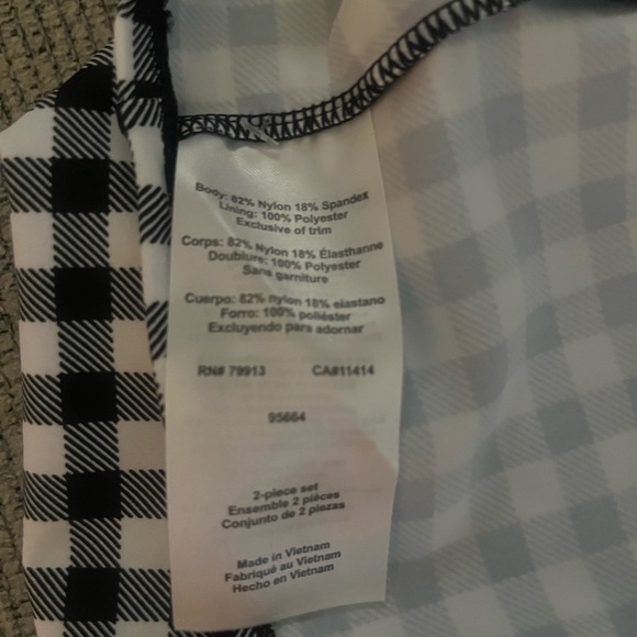 NWT Beach Bump Houndstooth 2XL Bikini Bottoms and Top.  Make me an offer. 🤗 - Picture 10 of 15